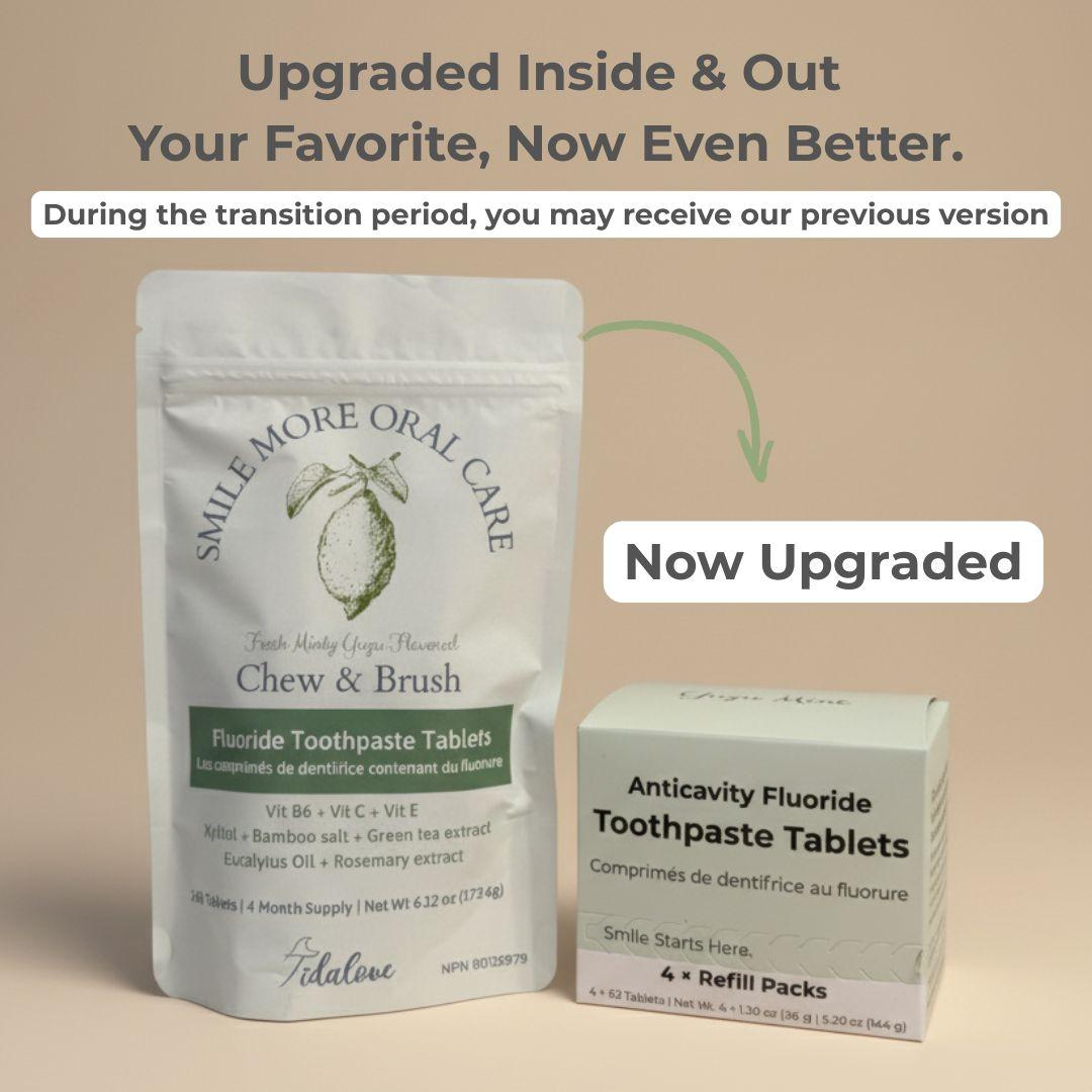 Fluoride Yuzu Mint Toothpaste Tablets — 4 Months