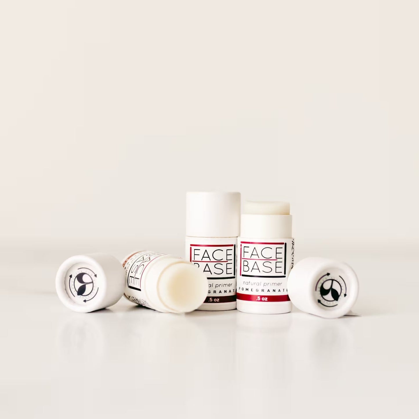 .25 ounce / 7 g White Paper Lip Balm Tubes with Coated Outer Paper