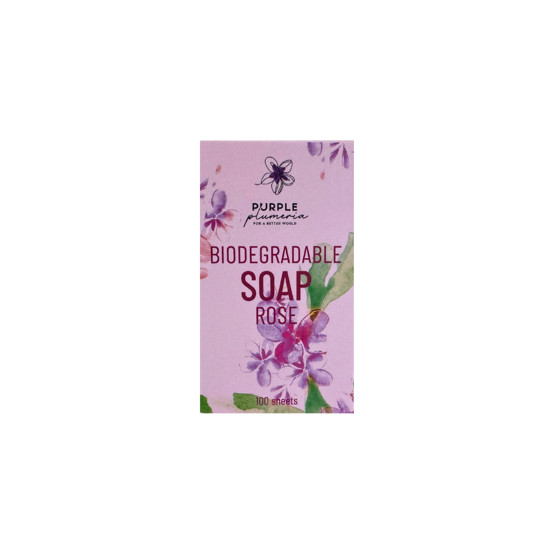 Biodegradable Soap Sheets. Jasmine & Green Apple. Perfect for Camping & Travel