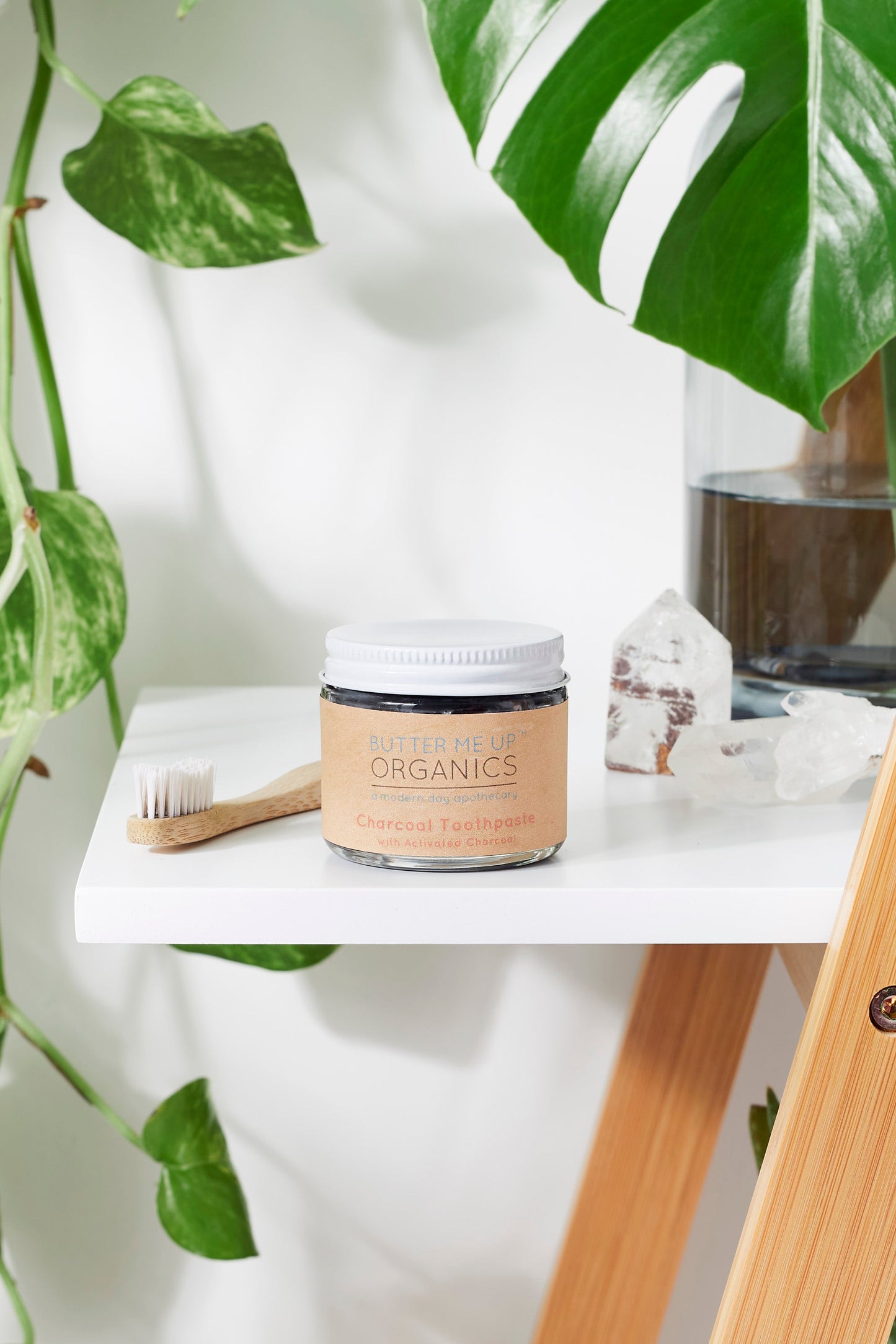 Butter Me Up Organics - Organic Activated Charcoal Toothpaste