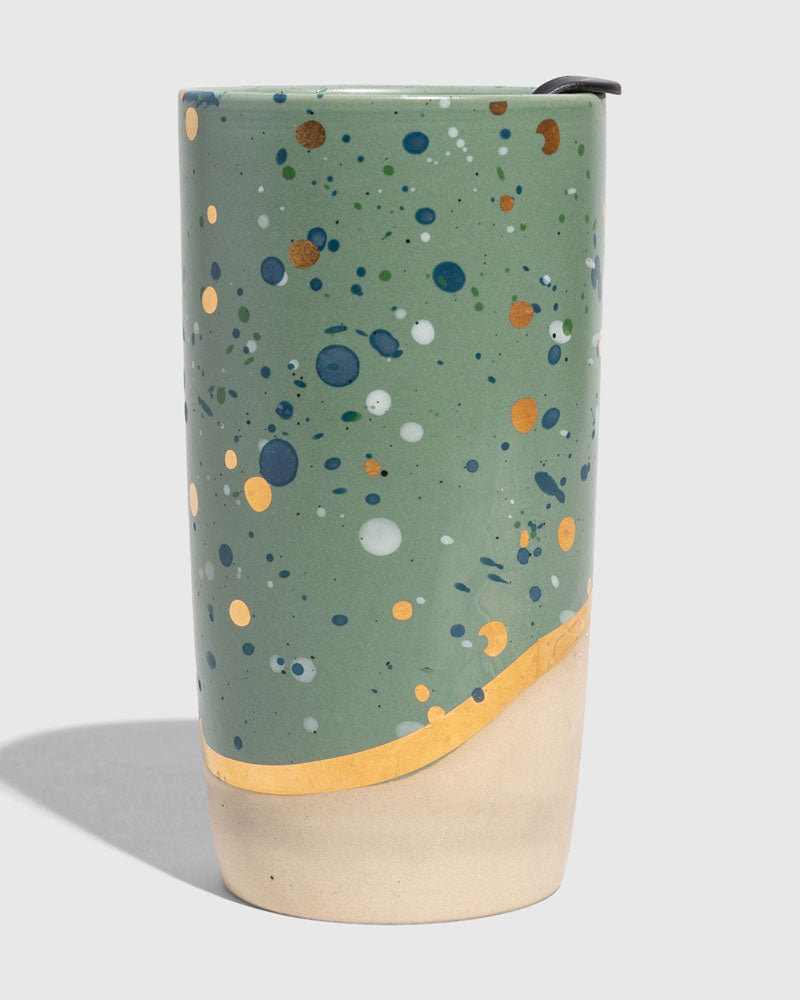 10 oz. Insulated Stoneware Travel Mug