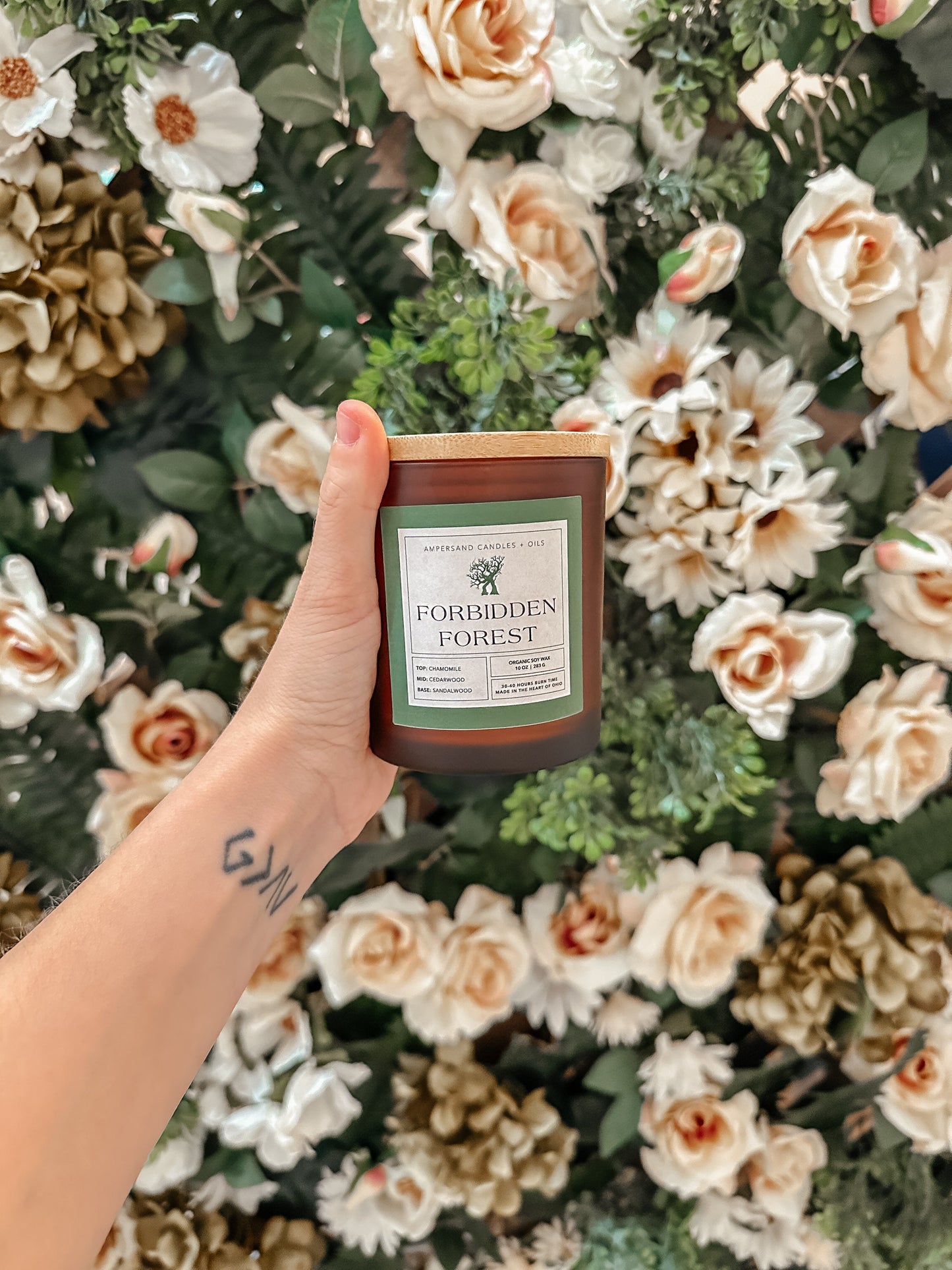 Forbidden Forest Beeswax Candle (10oz) - Harry Potter