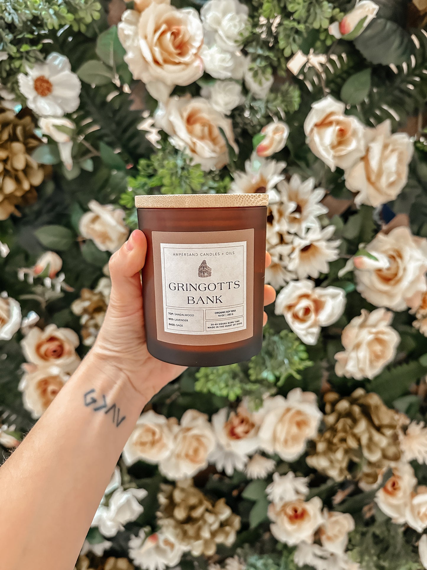 Gringotts Bank Beeswax Candle (10oz) - Harry Potter