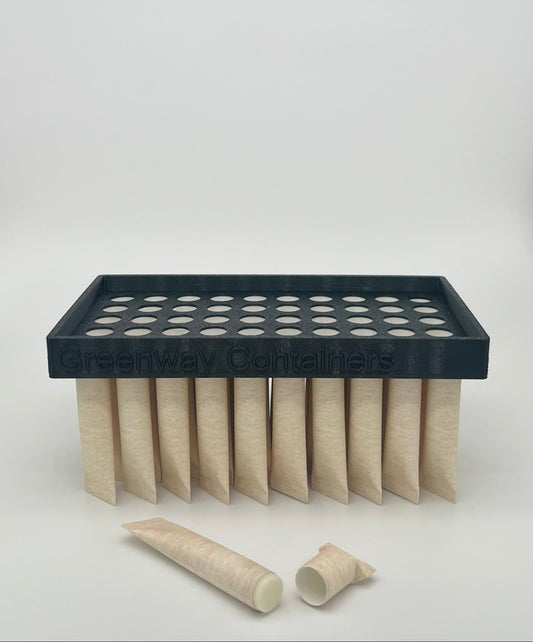 Reusable Filling Tray for Squeeze-Up Lip Balm Tubes