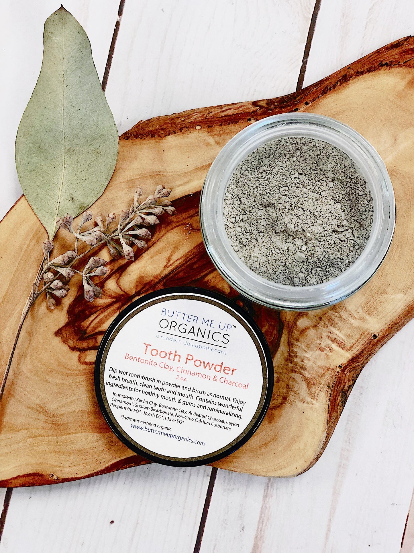 Butter Me Up Organics - Remineralizing Toothpaste Powder