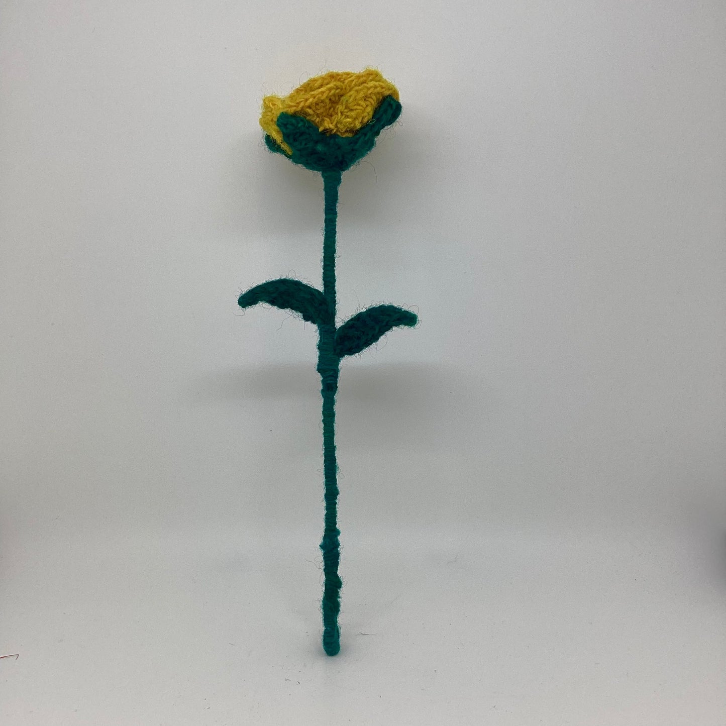 Handmade Fair Trade Wool Rose – Eco-Friendly, Crocheted, Unique Floral Decoration