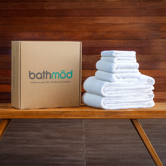 Luxury Organic Bath Towel Set | Soft, Plush, Eco-Friendly Towels